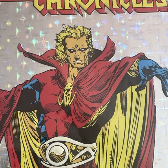 "THE WARLOCK CHRONICLES" #1 PRISM CHROME COVER MARVEL COMIC VF 1993 - Picture 4 of 9